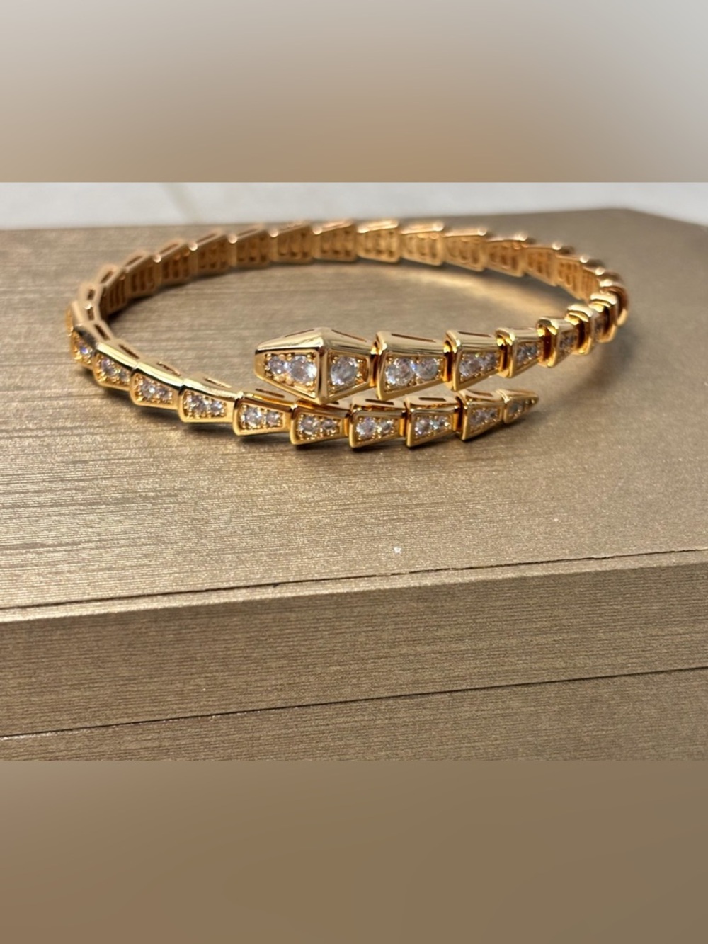 Serpenti RoseGold Plated CZ Pave  Bracelet - Women Jewelry